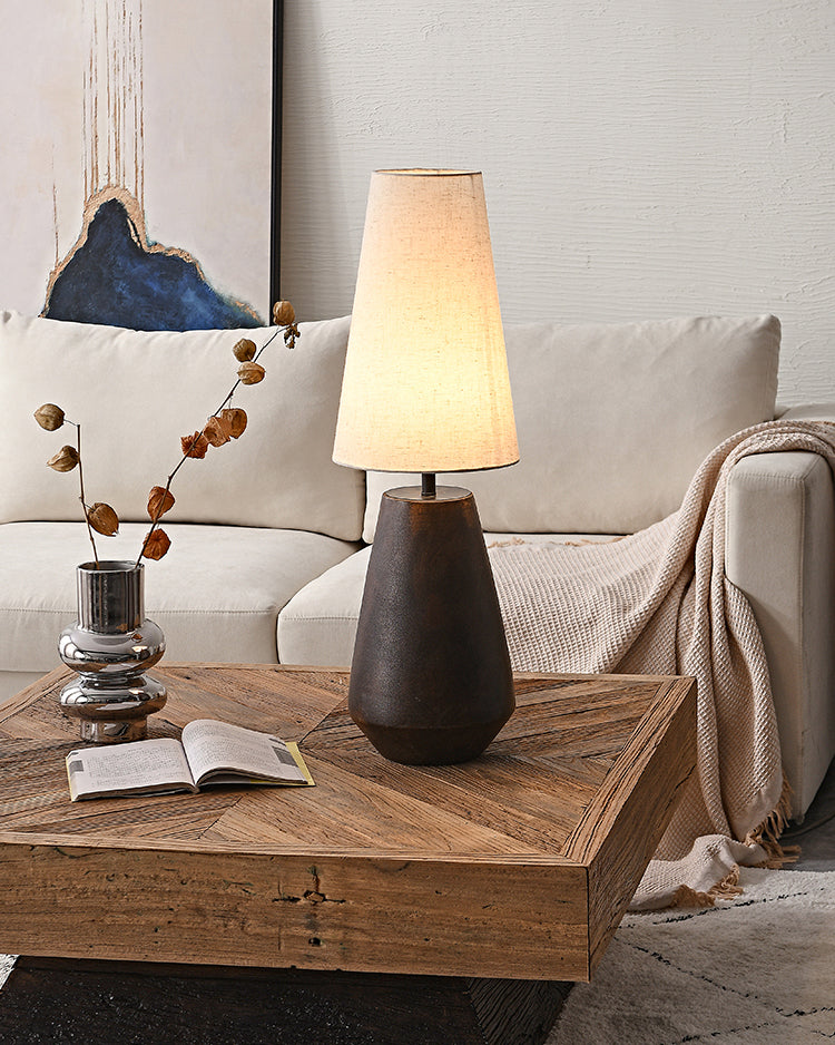 Ceramic Tapered Table Lamp - Lumpaz