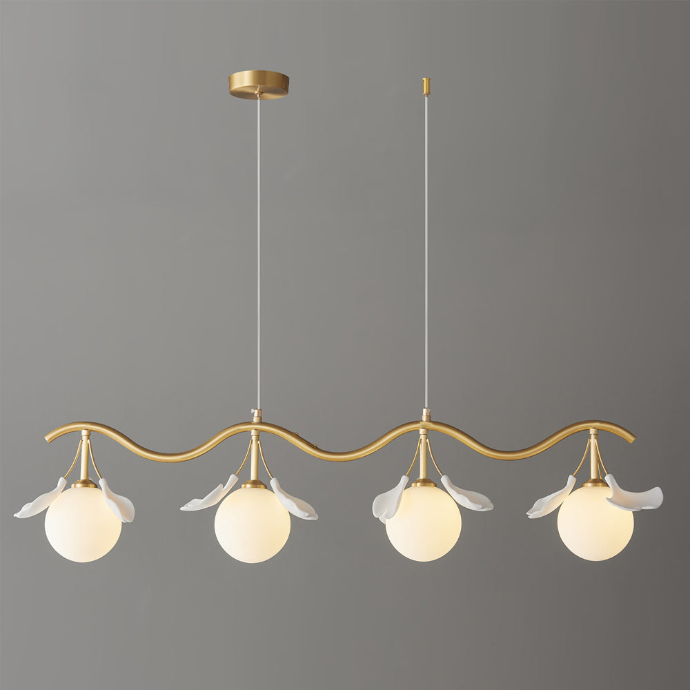 Allanie Gingko Long Chandelier - Lumpaz