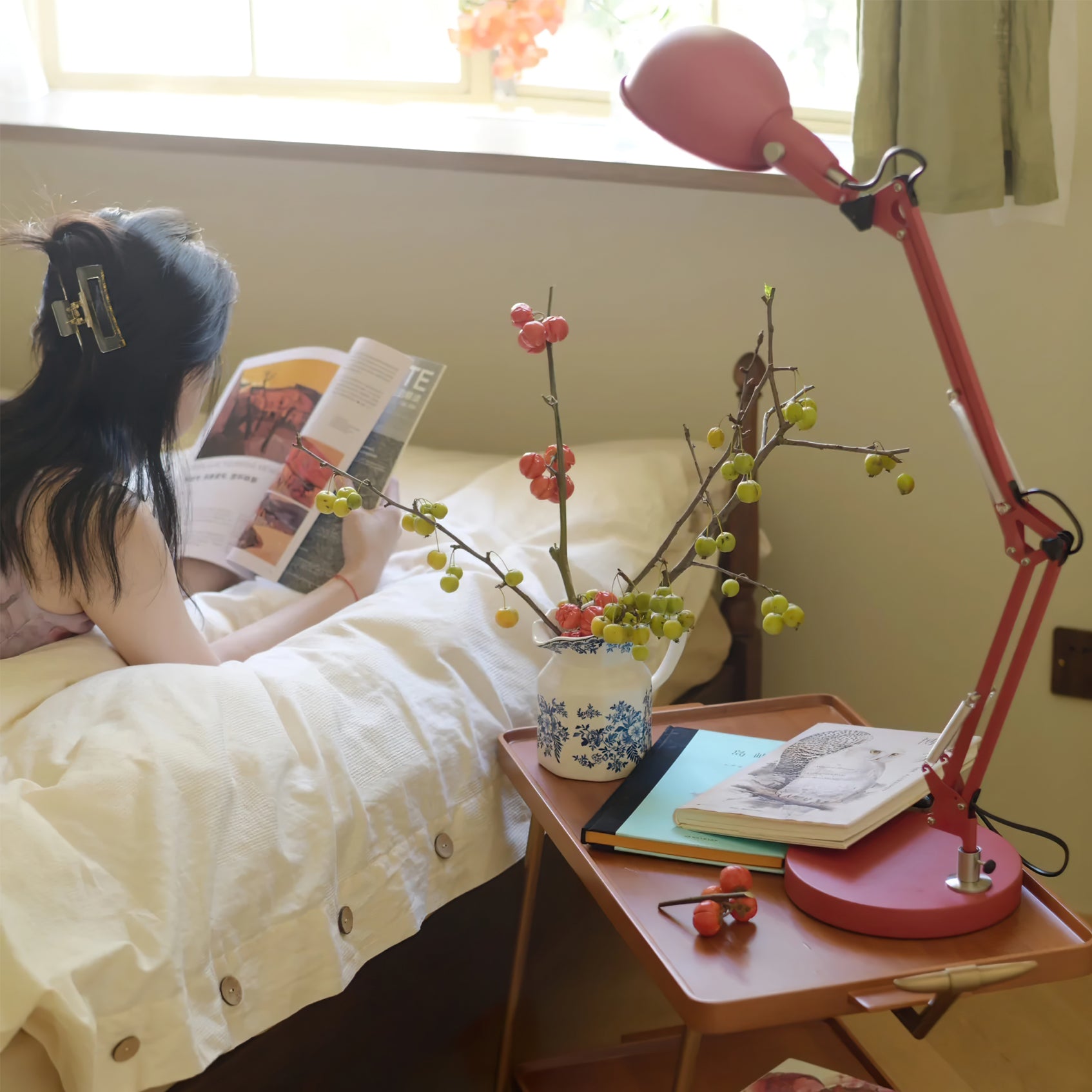 Kaiser Red Table Lamp - Lumpaz