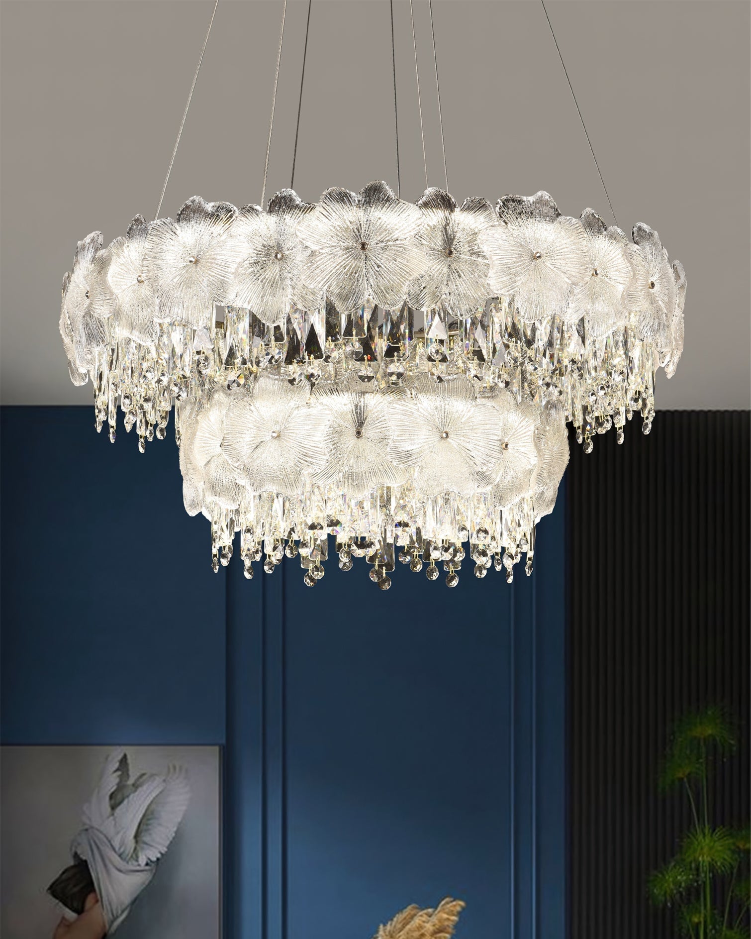 Atlas Crystal Chandelier - Lumpaz