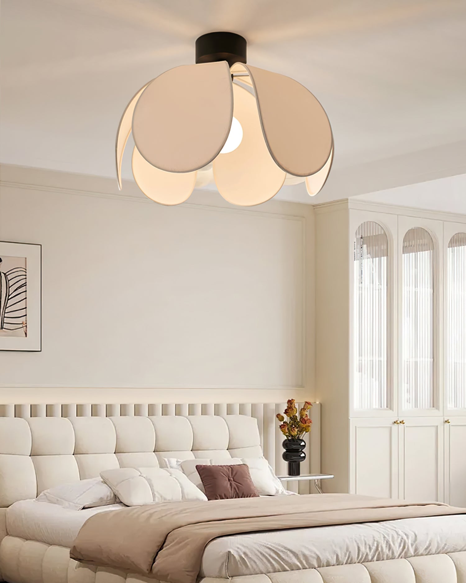 Flower Fabric Ceiling Lamp - Lumpaz