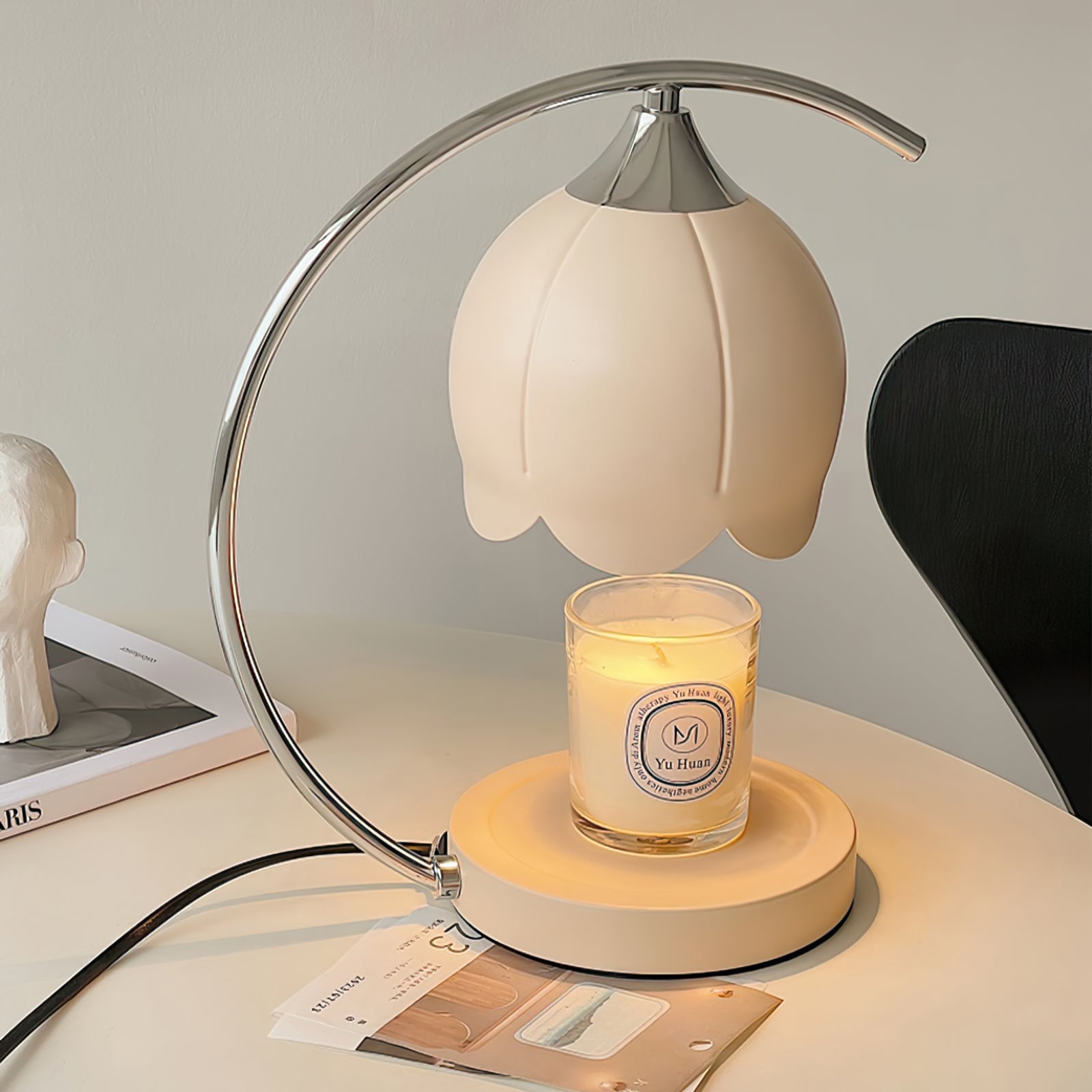 Floral Candle Table Lamp - Lumpaz