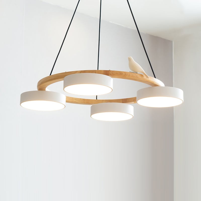 Sienna Bird Round Chandelier - Lumpaz