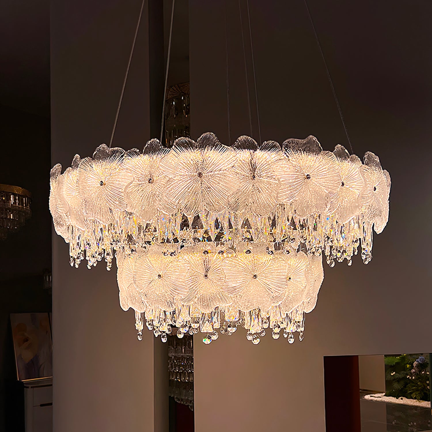 Atlas Crystal Chandelier - Lumpaz