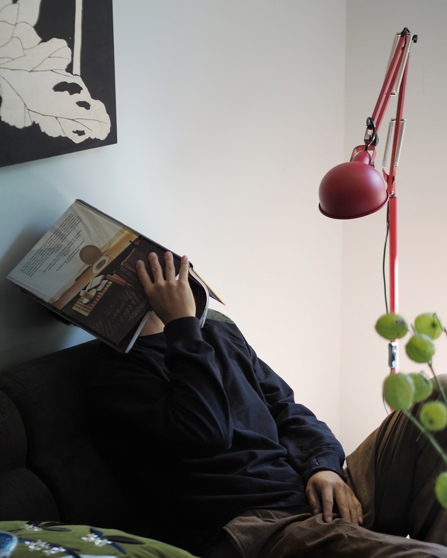 Kaiser Red Floor Lamp - Lumpaz