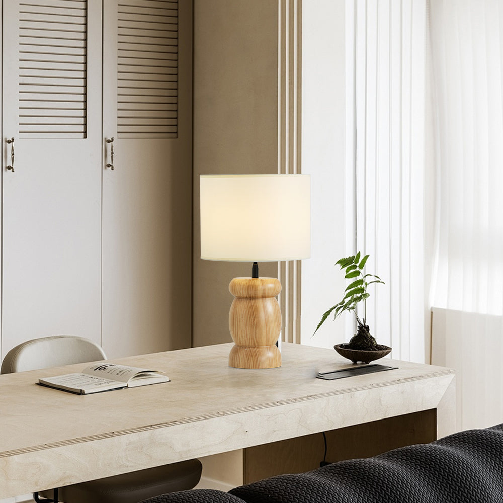 Pebble Wood Table Lamp - Lumpaz