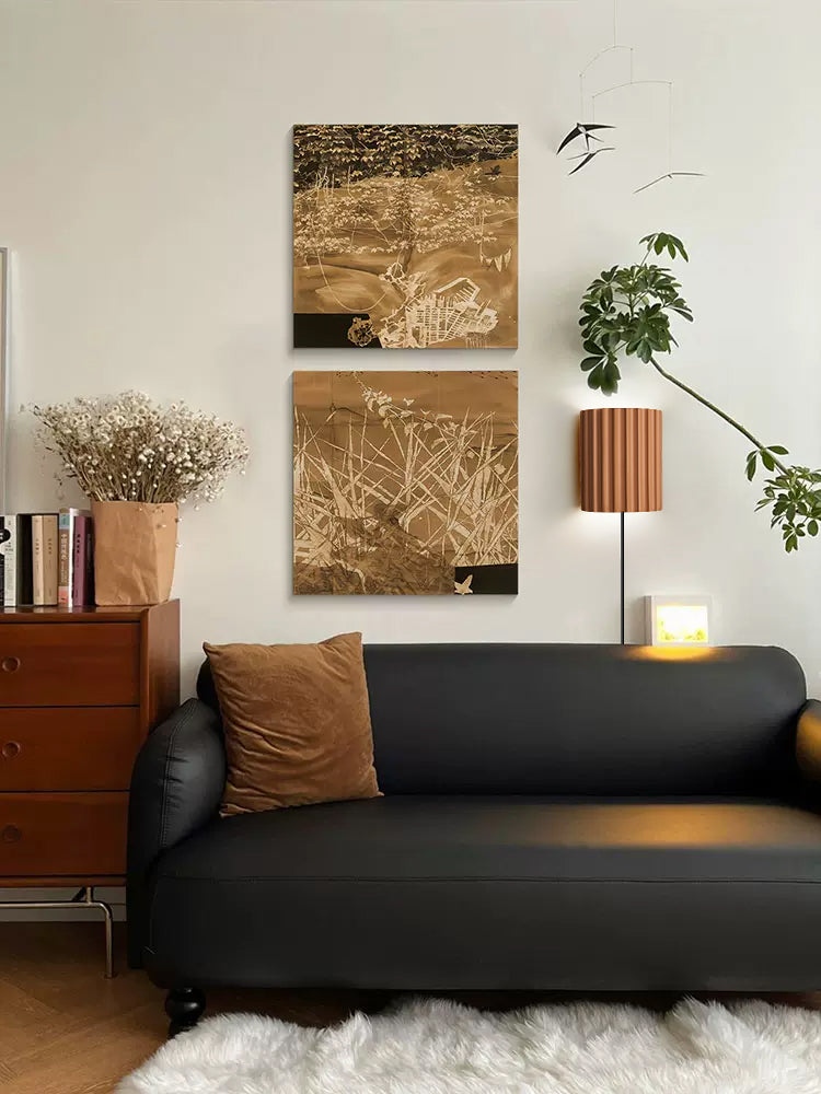 Fluted Resin Plug In Wall Lamp - Lumpaz