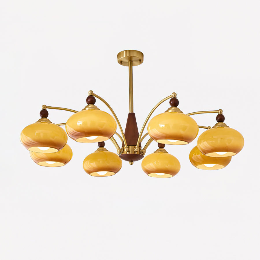 Tillary Wood Chandelier - Lumpaz