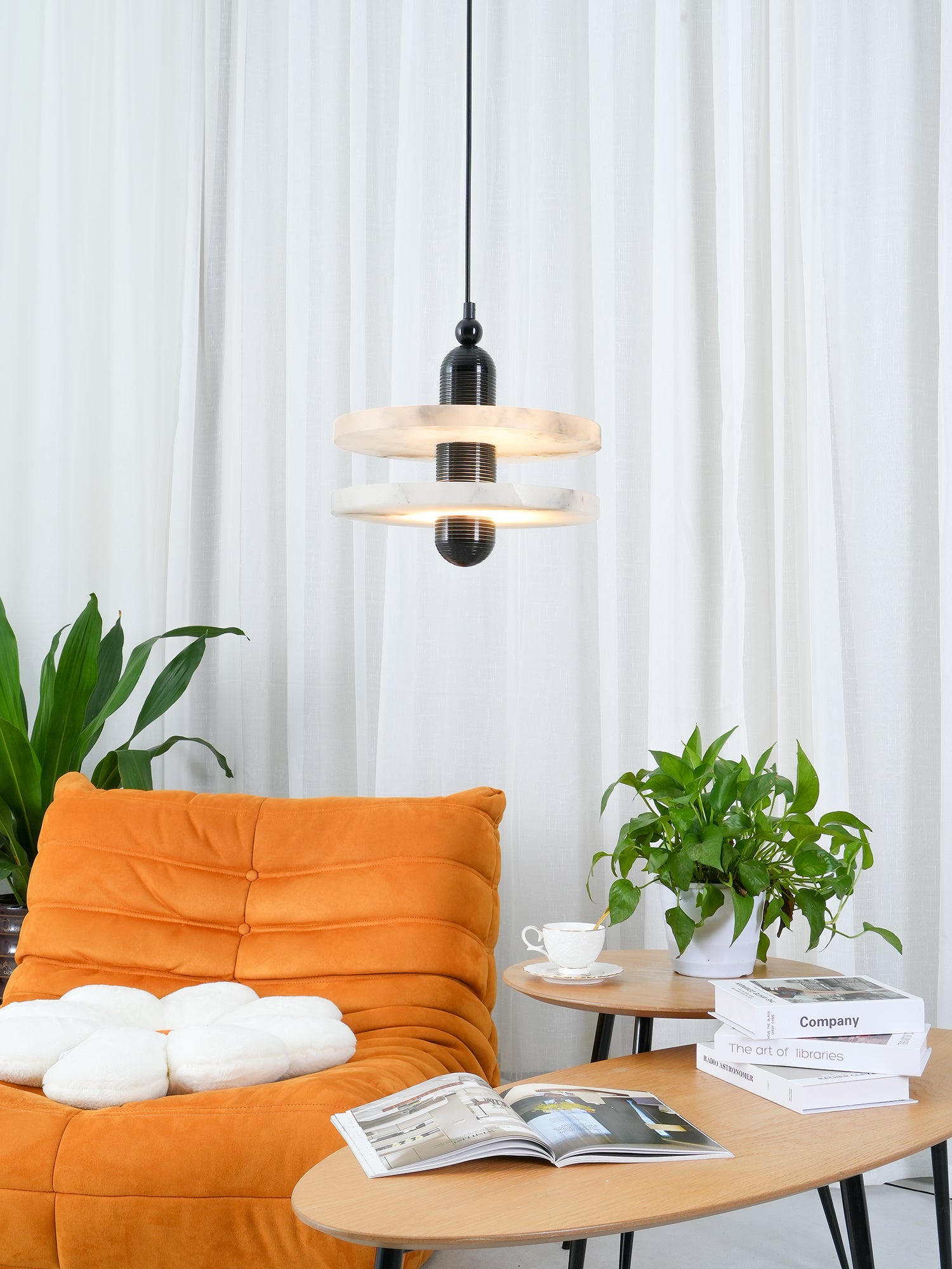 Alabaster Planes Pendant Lamp - Lumpaz
