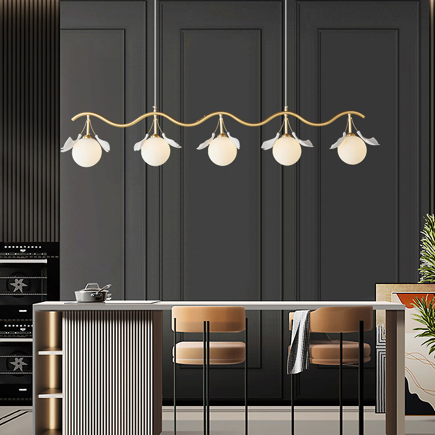 Allanie Gingko Long Chandelier - Lumpaz