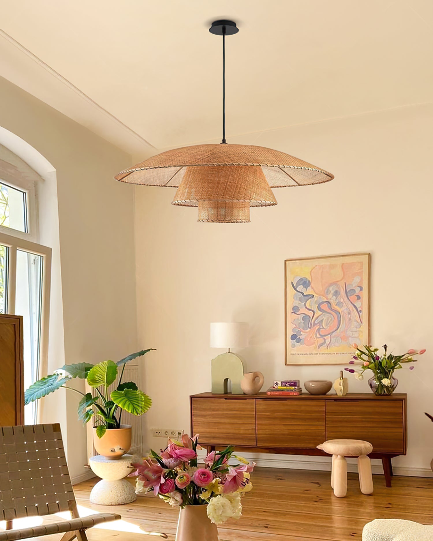 Lola Ratten Pendant Lamp - Lumpaz