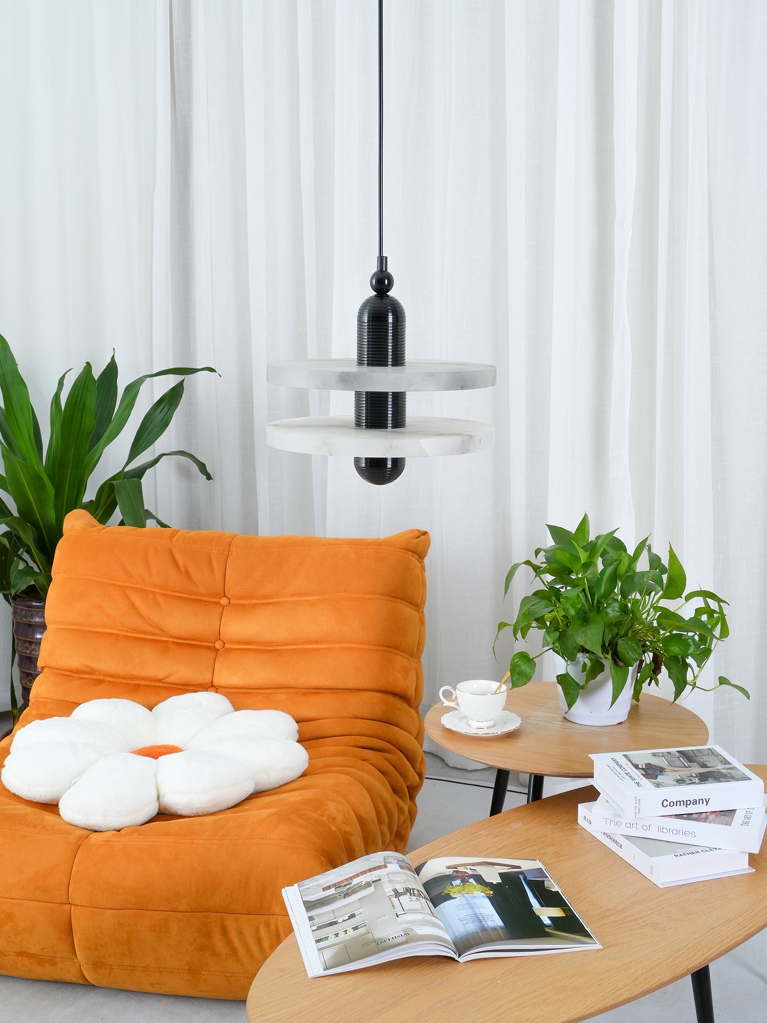 Alabaster Planes Pendant Lamp - Lumpaz