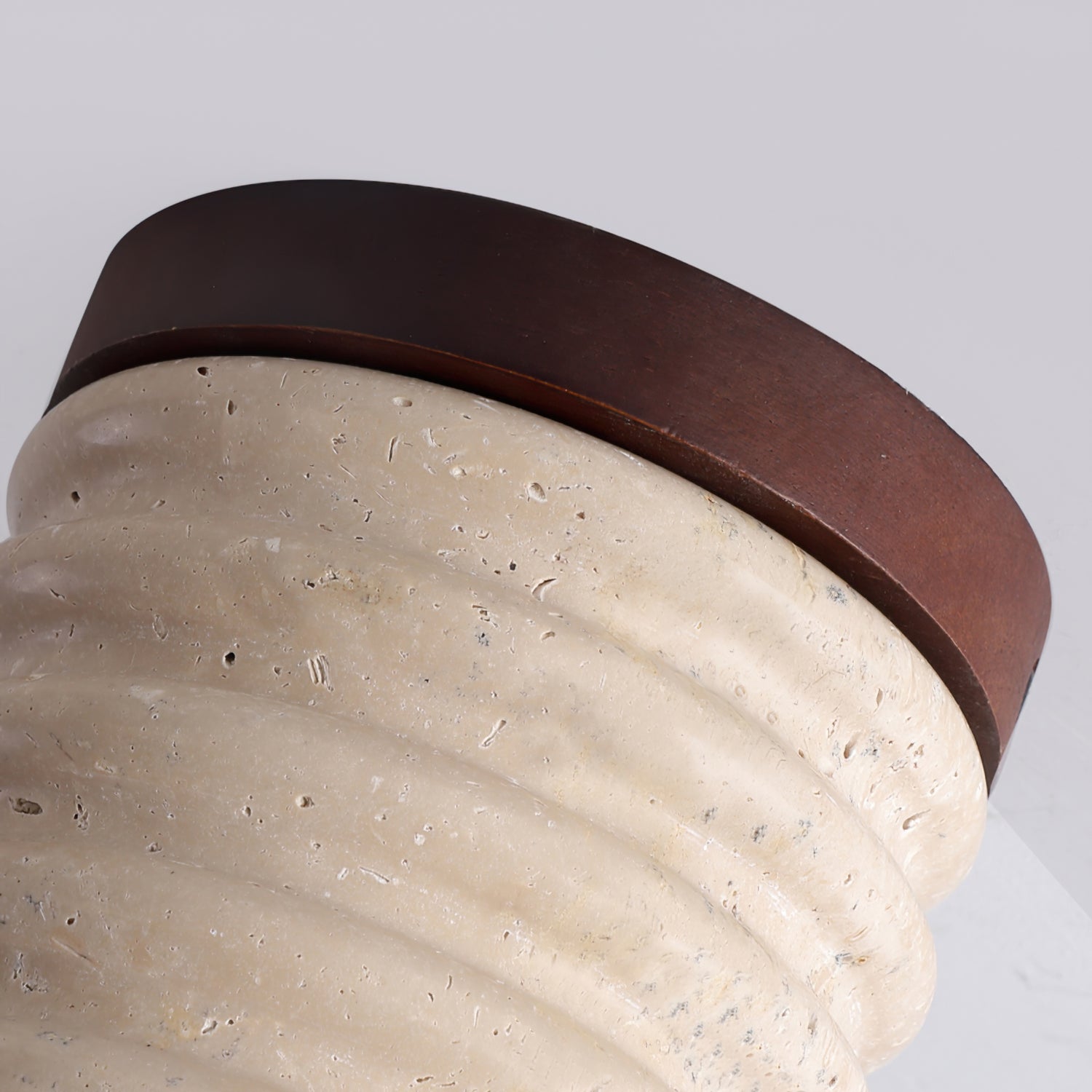 Vaarnii Travertine Ceiling Lamp - Lumpaz