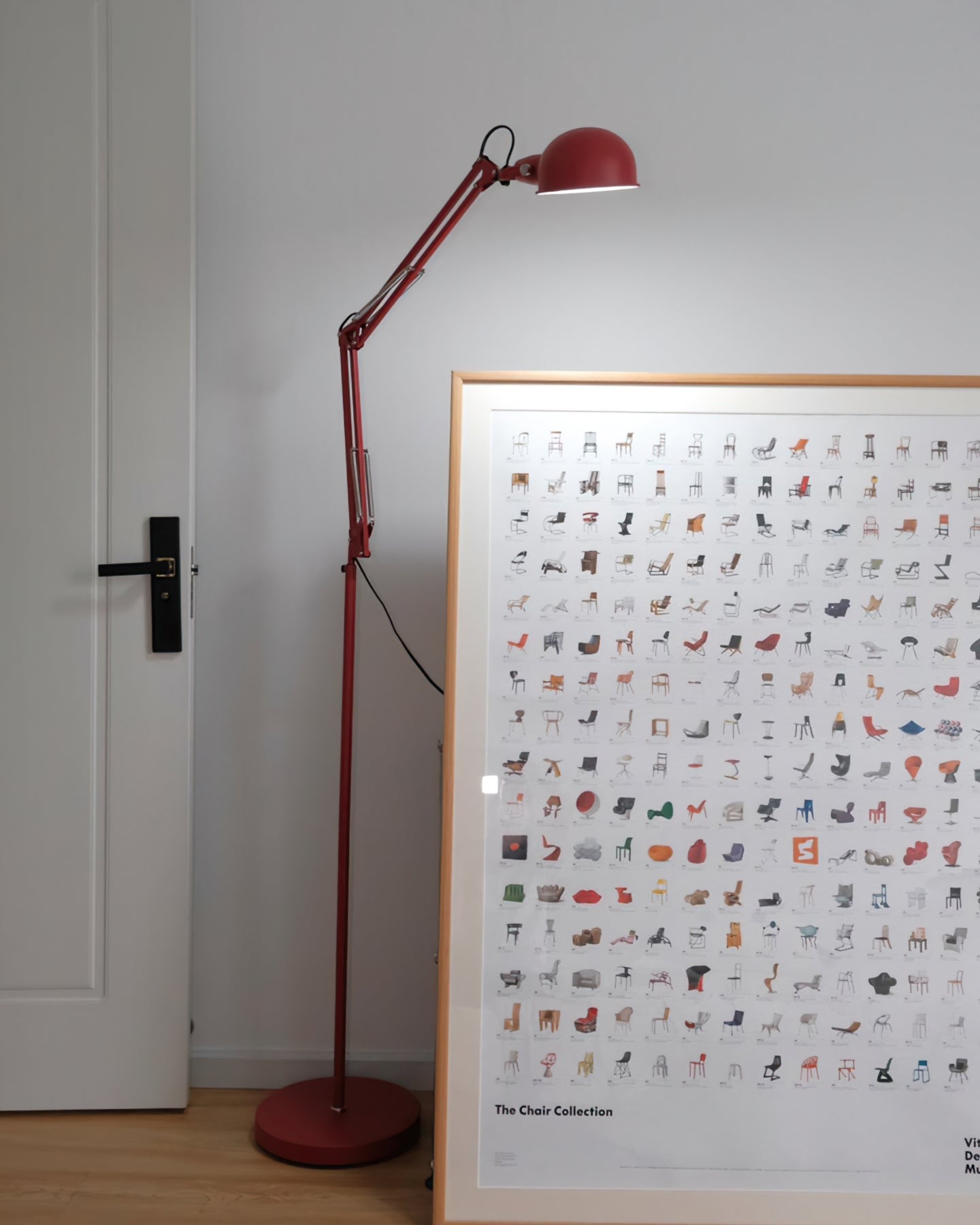 Kaiser Red Floor Lamp - Lumpaz