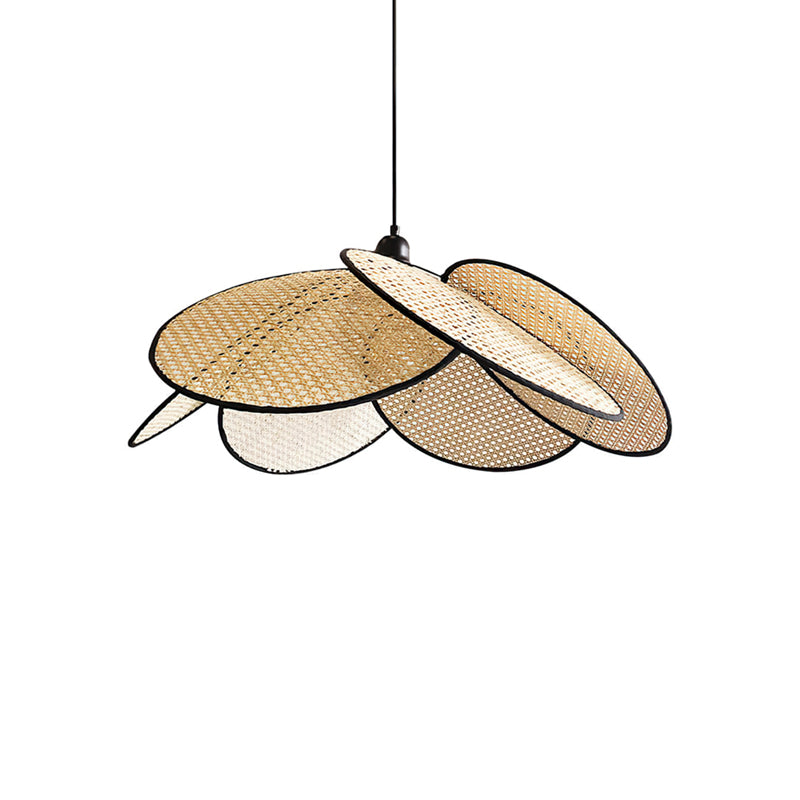 Campbell Rattan Pendant Lamp - Lumpaz
