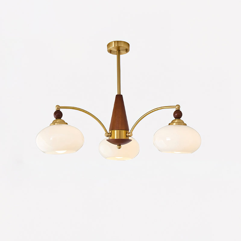 Tillary Wood Chandelier - Lumpaz