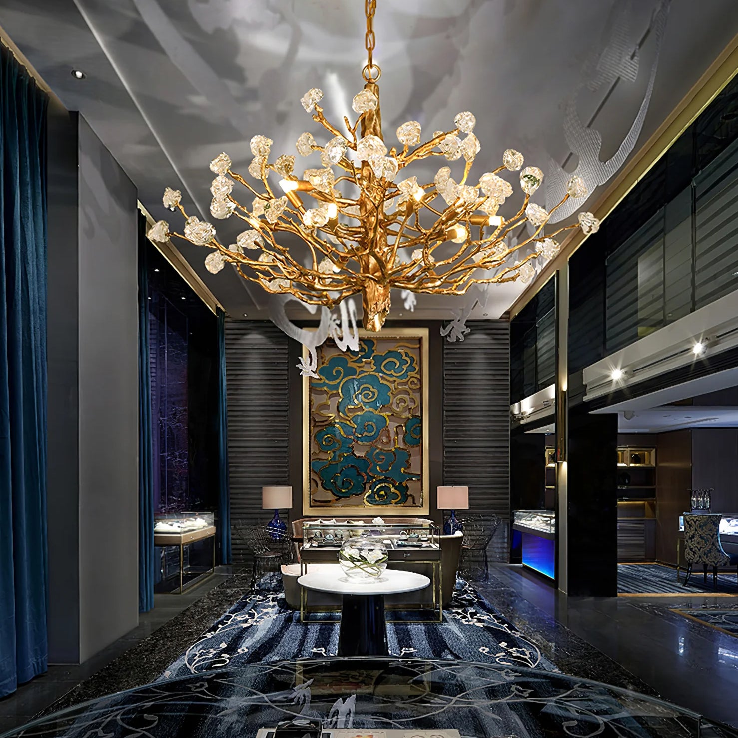 Gemstone Branch Chandelier - Lumpaz