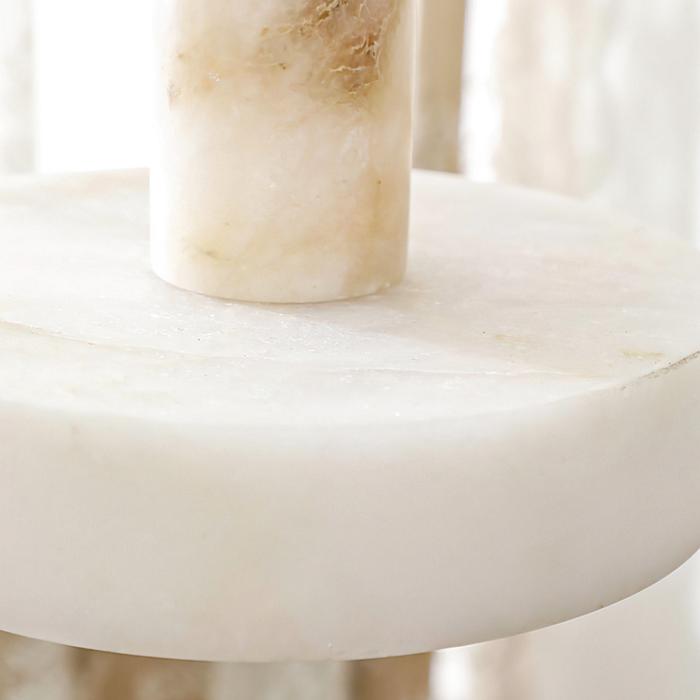 Disc Orb Alabaster Pendant Lamp - Lumpaz