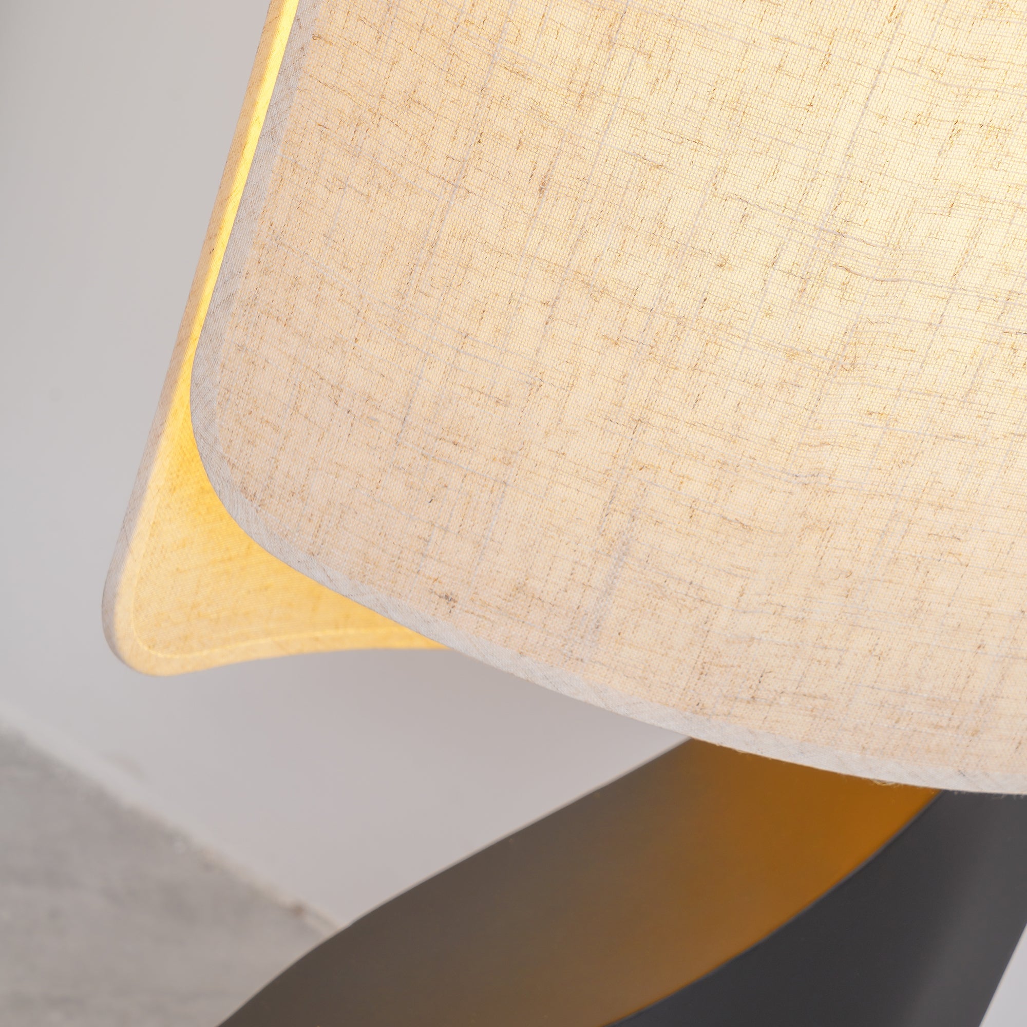 Barrier Linen Floor Lamp - Lumpaz
