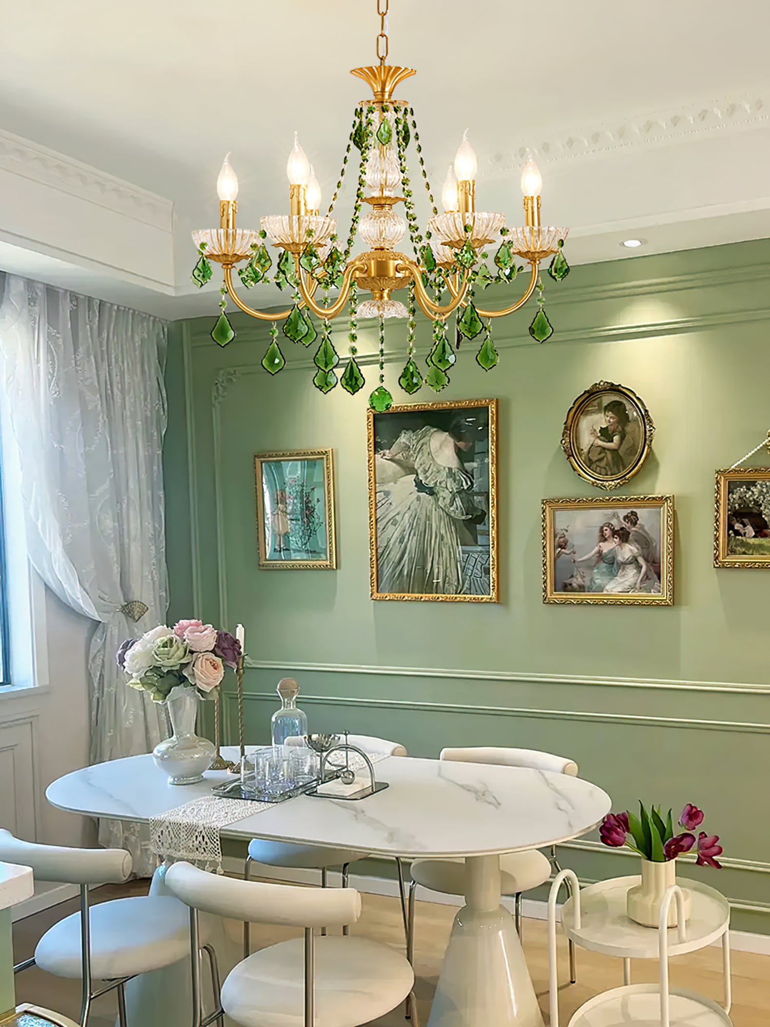 Magdalena Brass Chandelier - Lumpaz