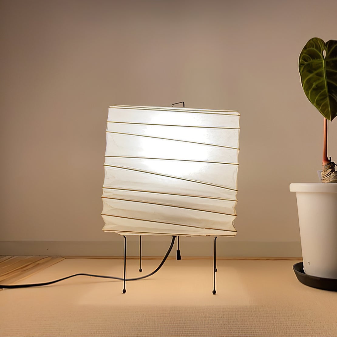 Washi Paper 3X Table Lamp - Lumpaz