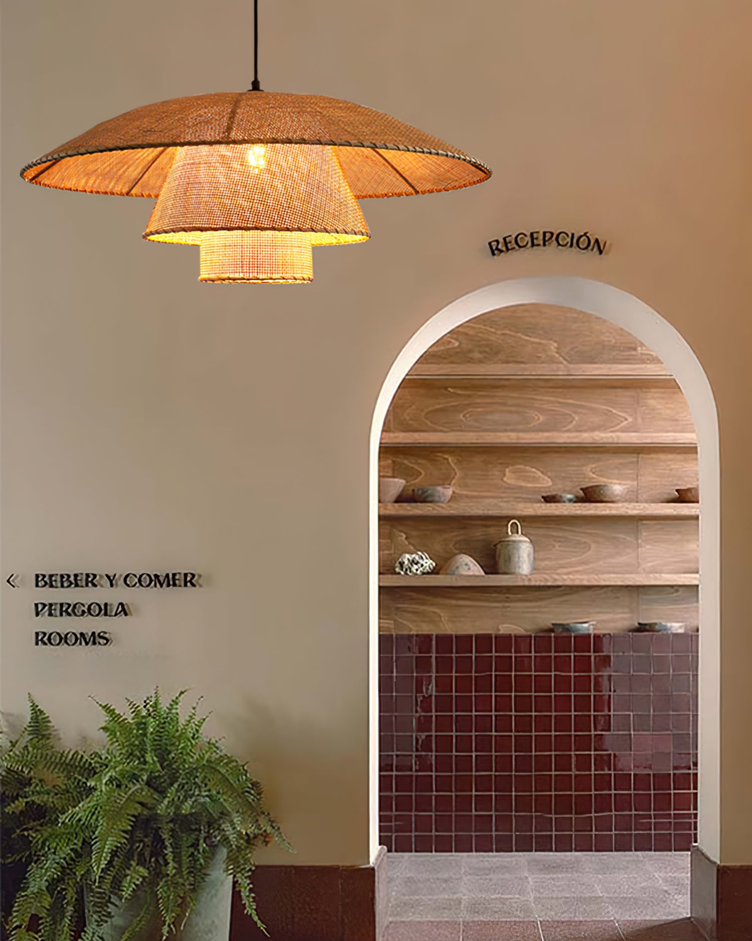 Lola Ratten Pendant Lamp - Lumpaz