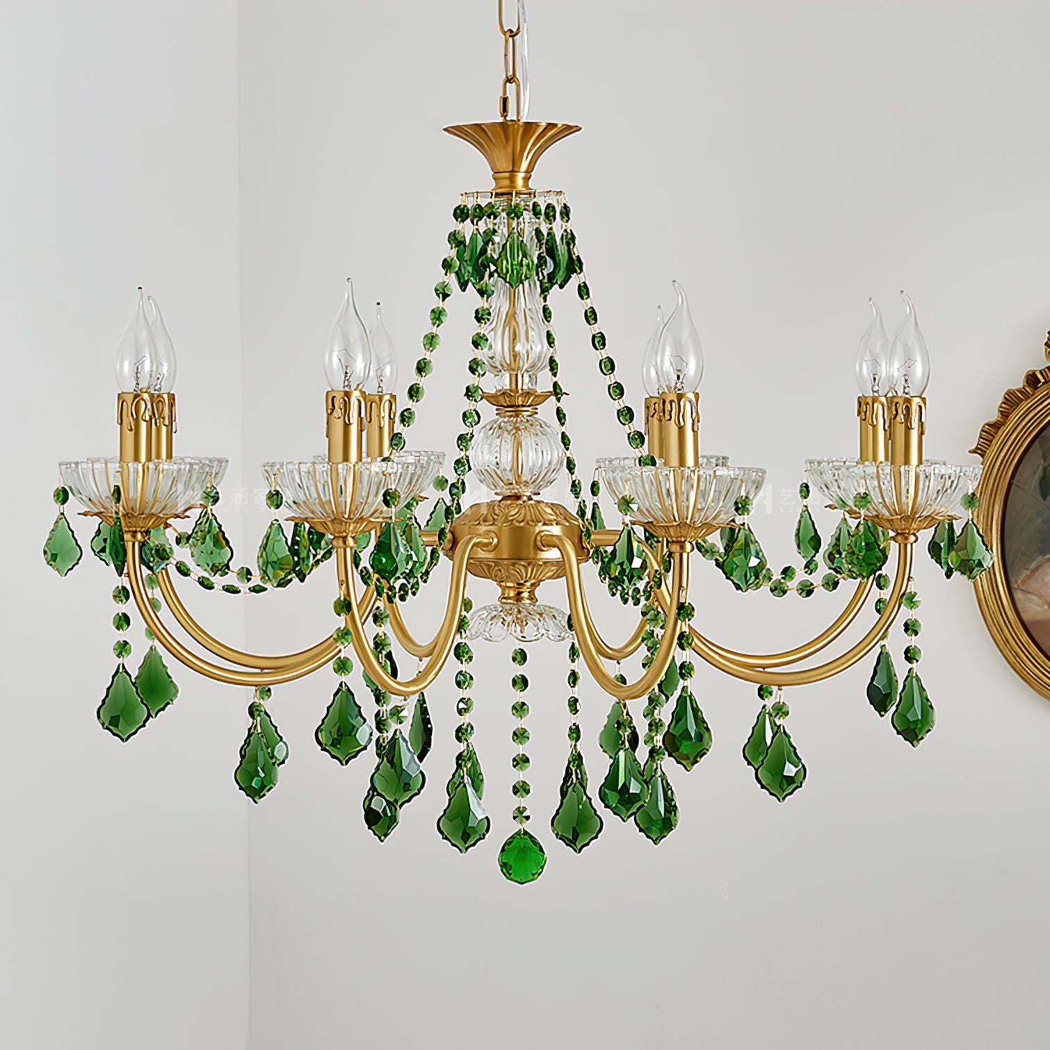 Magdalena Brass Chandelier - Lumpaz