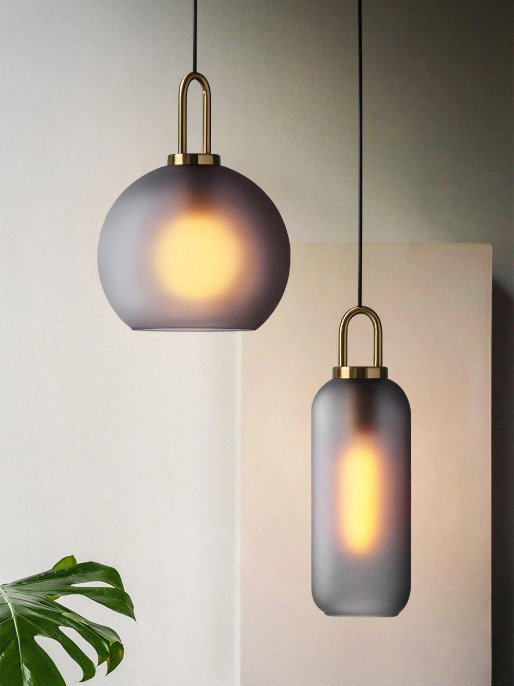 Pendulum Glass Swag Lights - Lumpaz