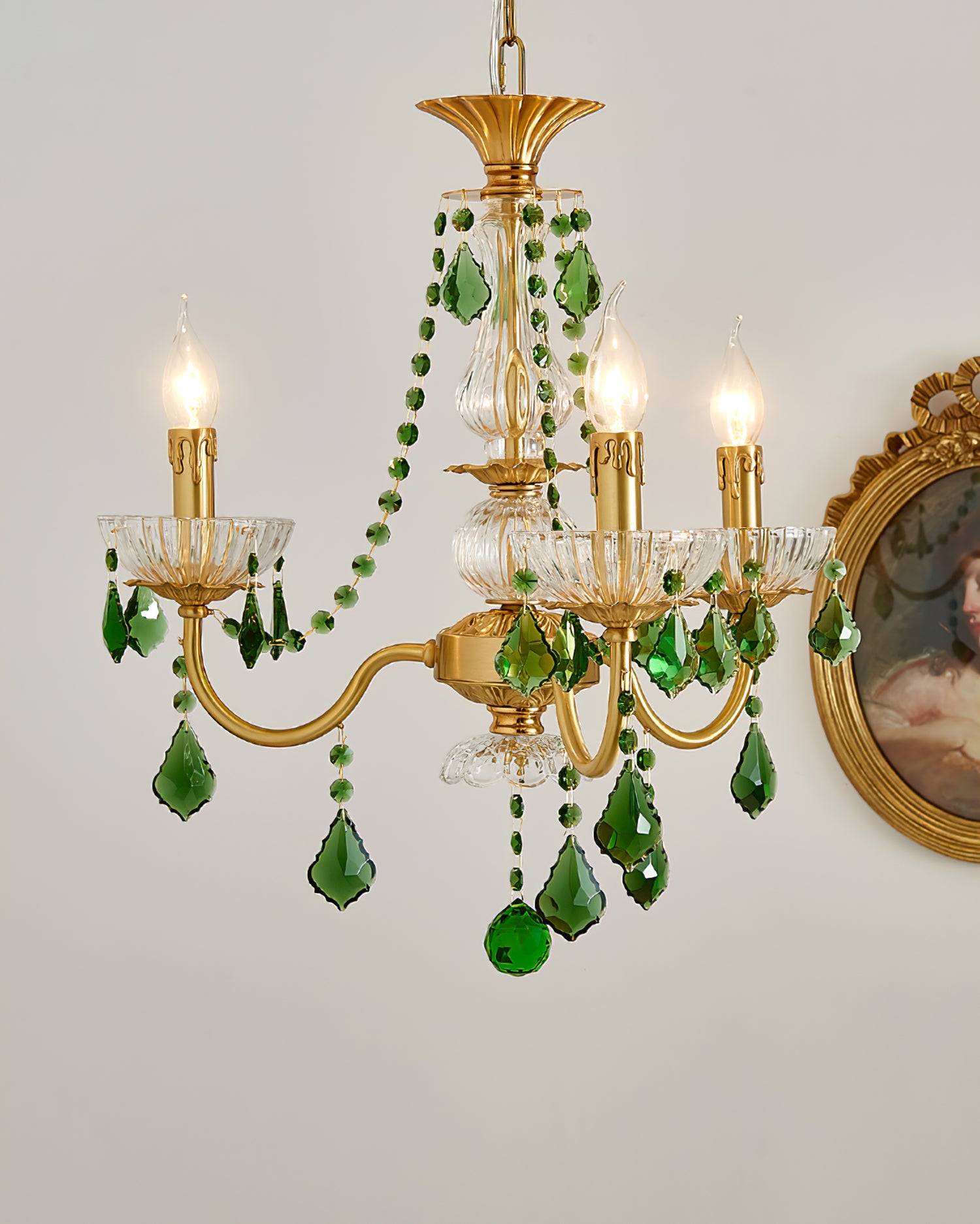 Magdalena Brass Chandelier - Lumpaz