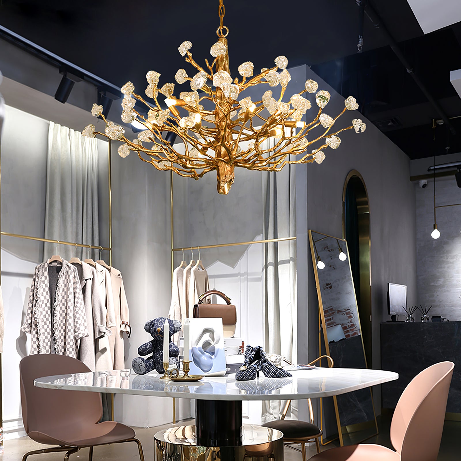 Gemstone Branch Chandelier - Lumpaz