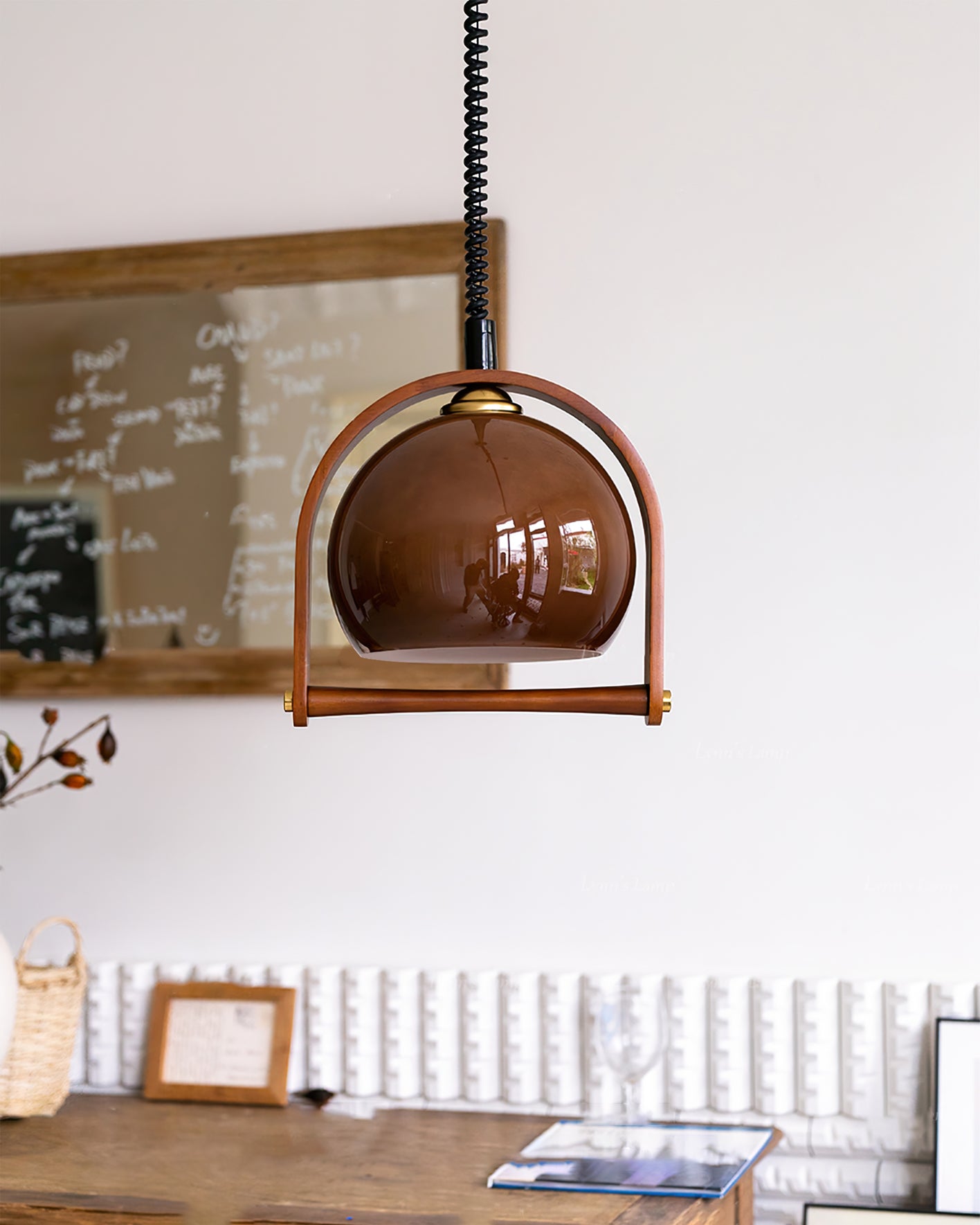 Pallade Coffee Pendant Lamp - Lumpaz