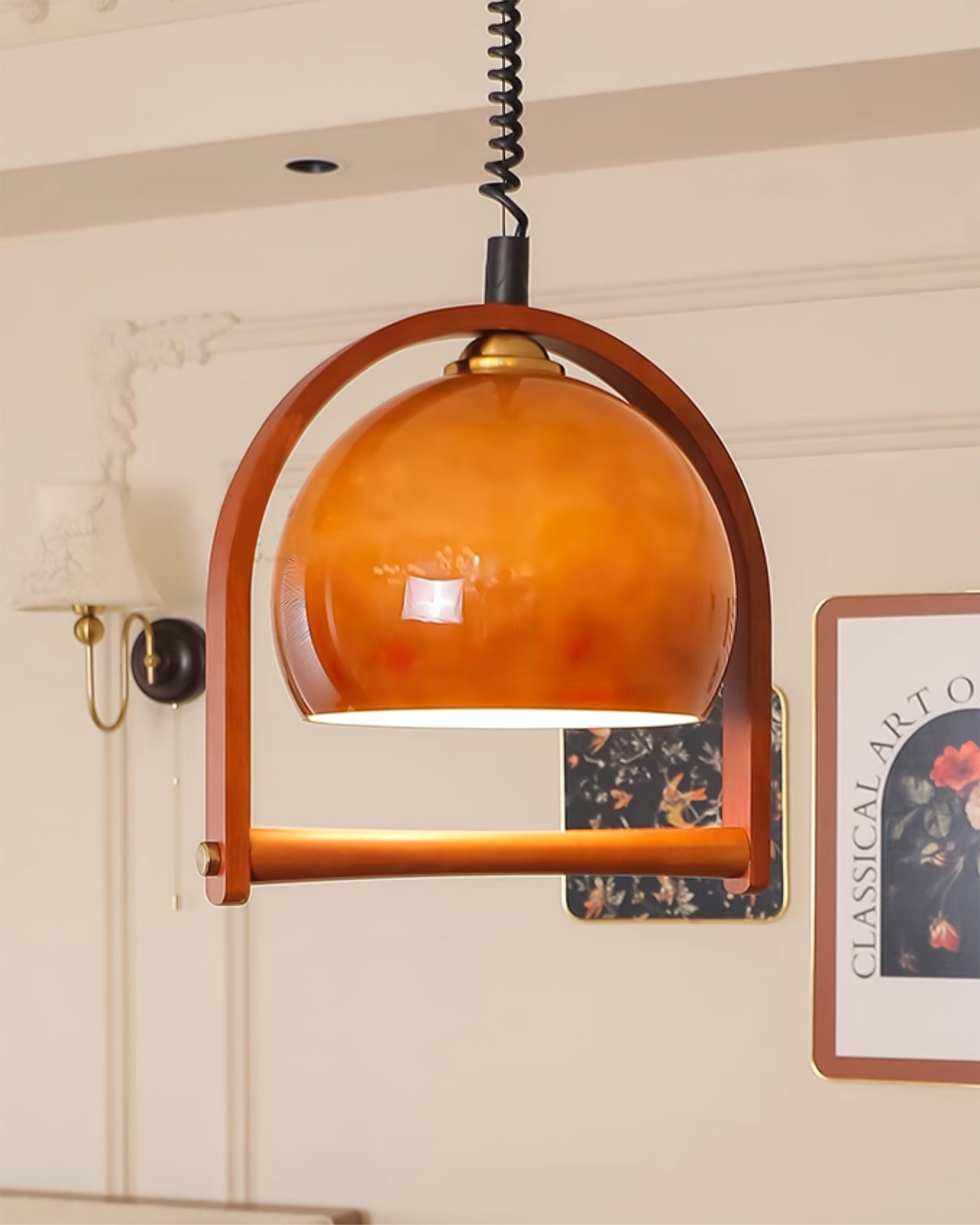 Pallade Coffee Pendant Lamp - Lumpaz