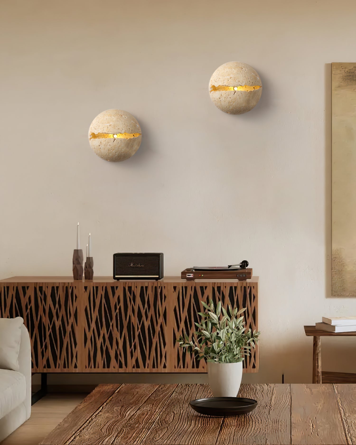 Round Crack Wall Lamp - Lumpaz