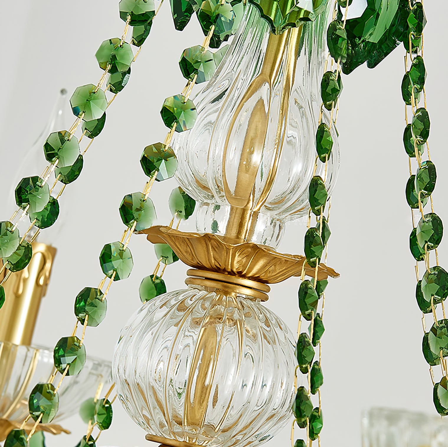 Magdalena Brass Chandelier - Lumpaz