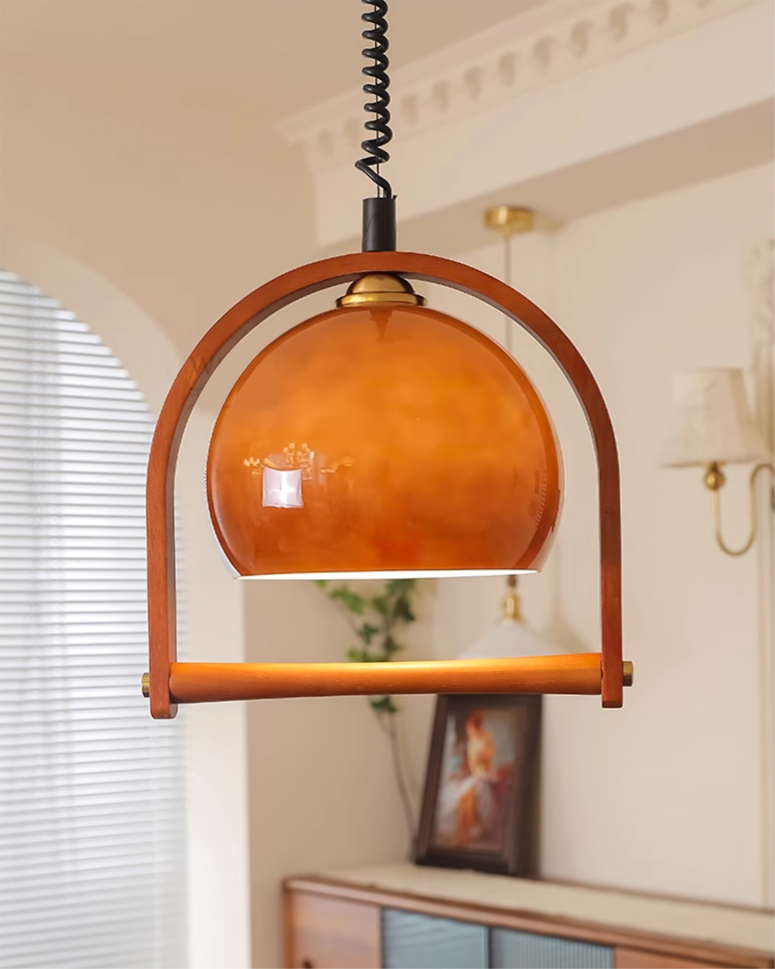 Pallade Coffee Pendant Lamp - Lumpaz