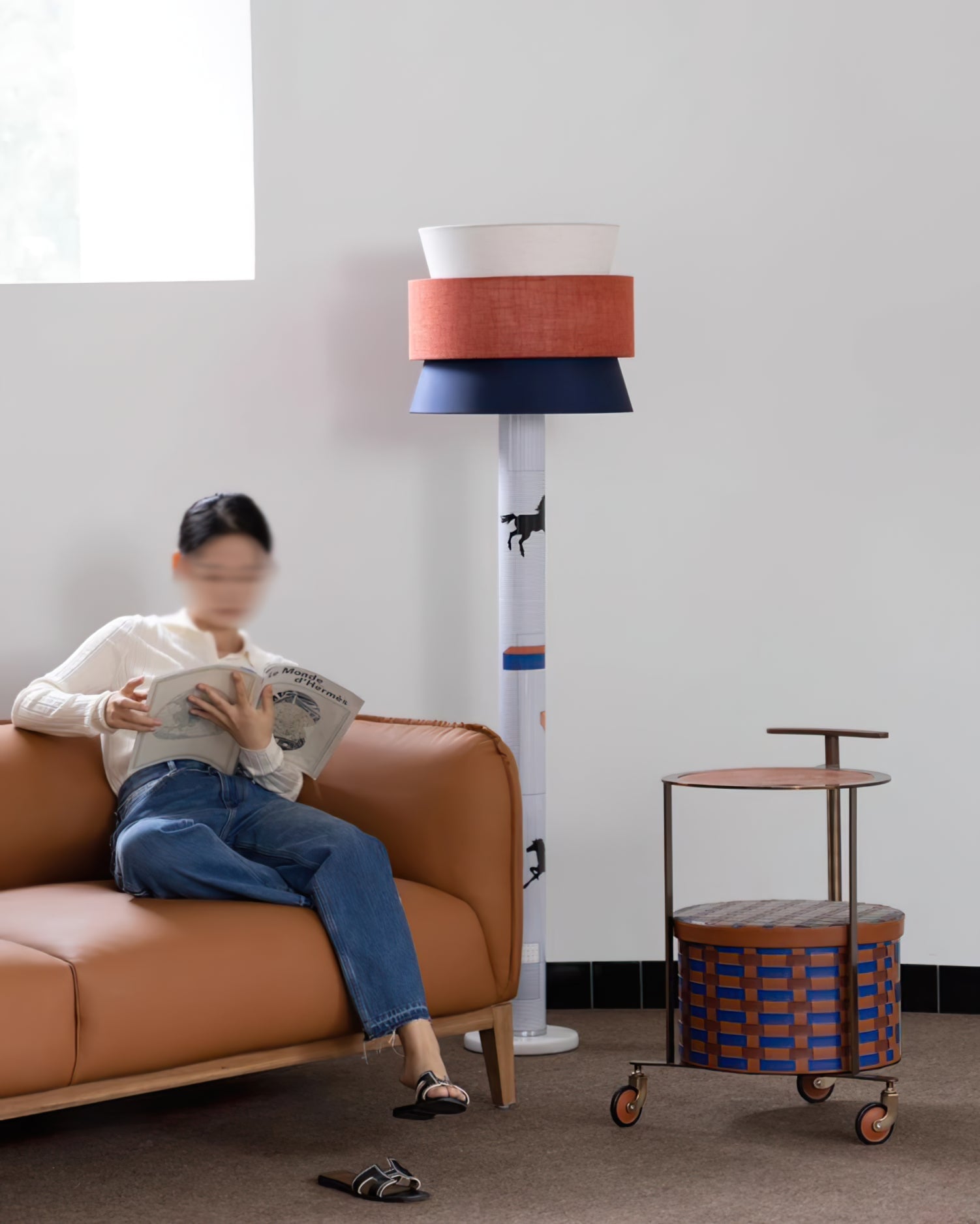 Striped Pony Floor Lamp - Lumpaz