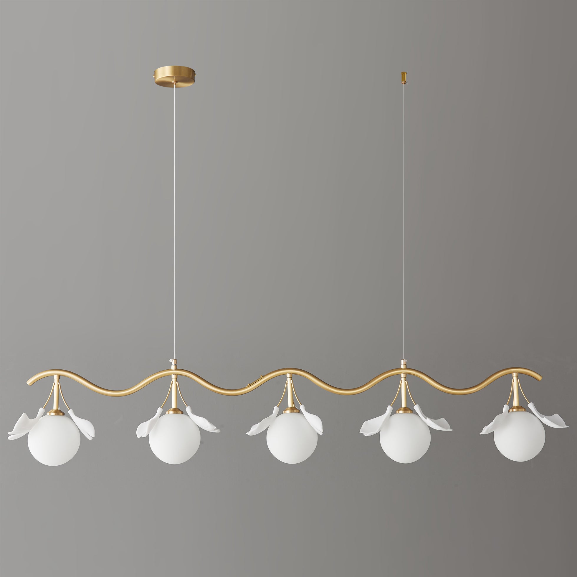 Allanie Gingko Long Chandelier - Lumpaz