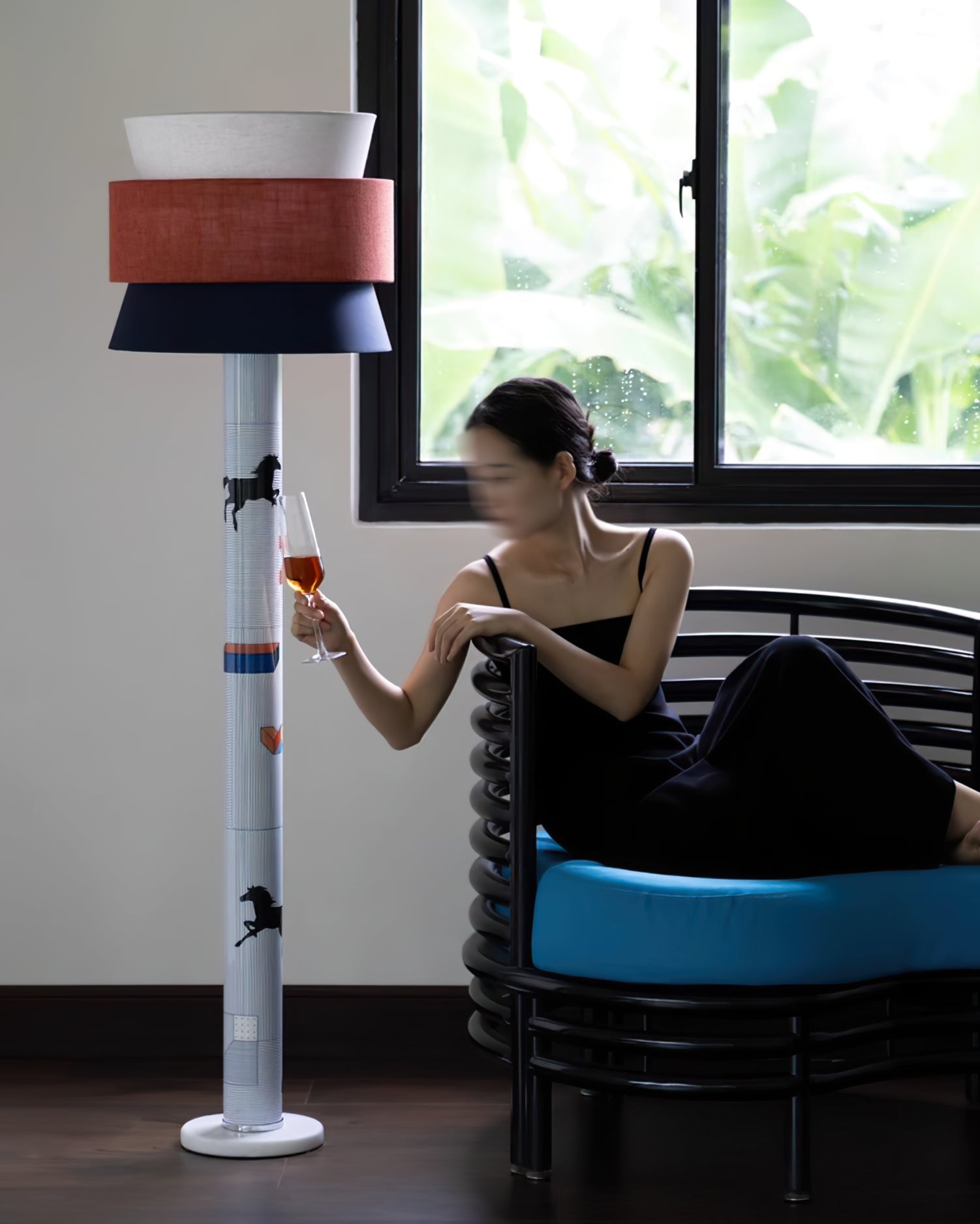Striped Pony Floor Lamp - Lumpaz