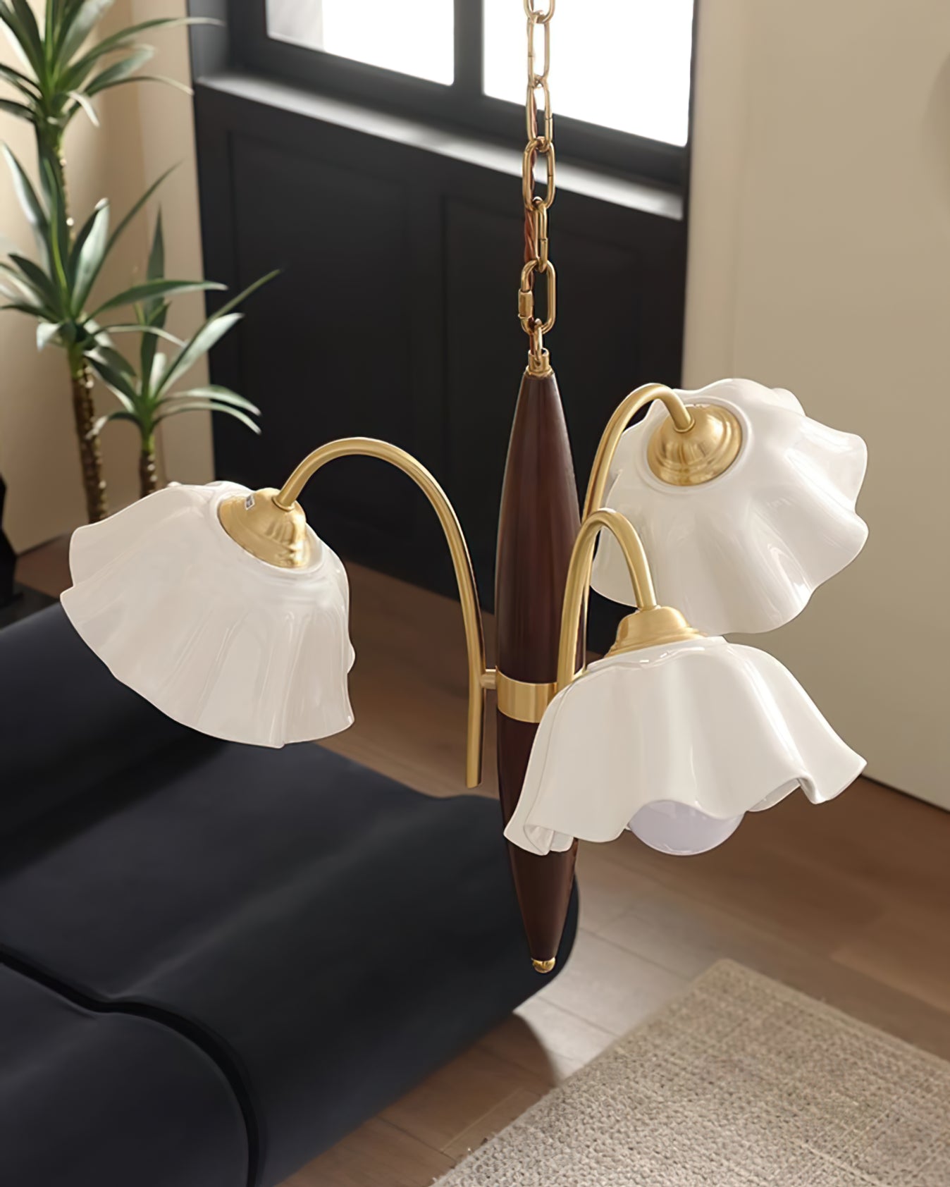 Olina Flower Ceramics Chandelier - Lumpaz