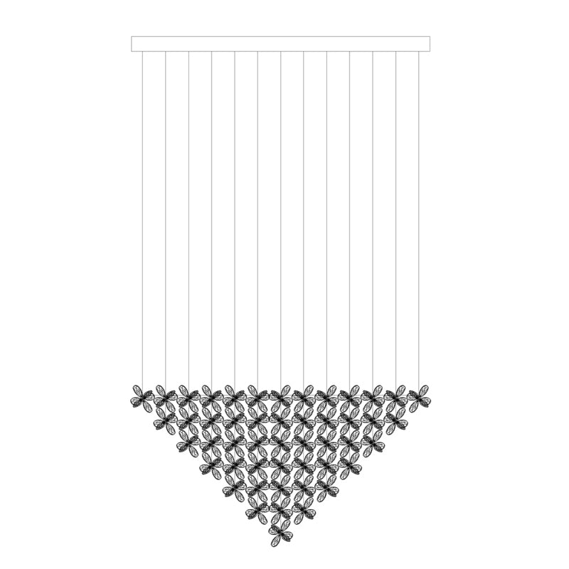 Floating Butterfly Chandelier - Lumpaz