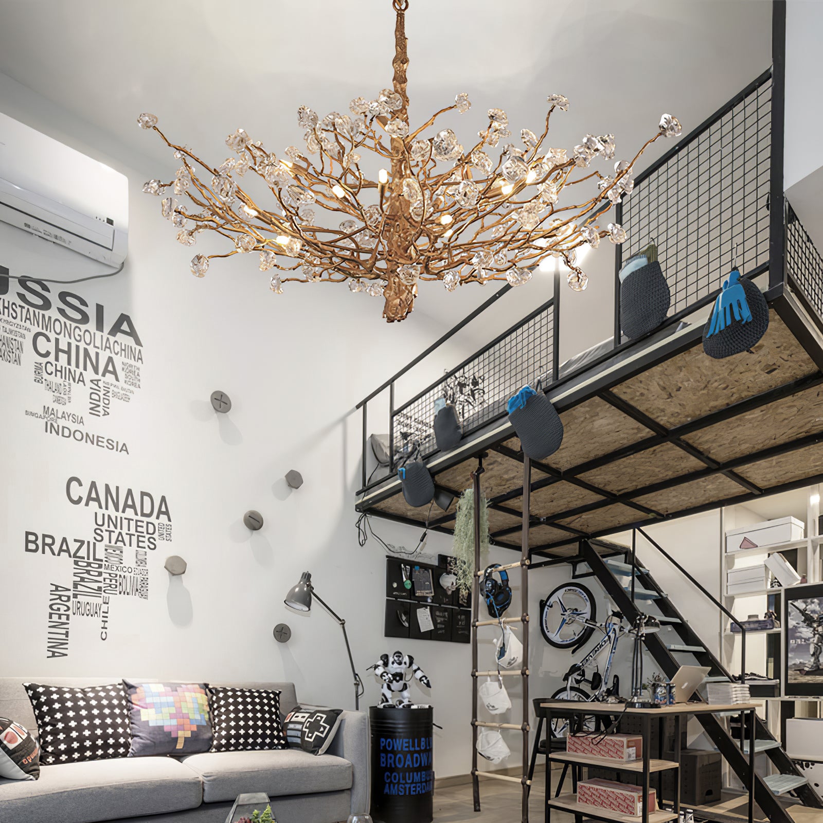 Gemstone Branch Chandelier - Lumpaz