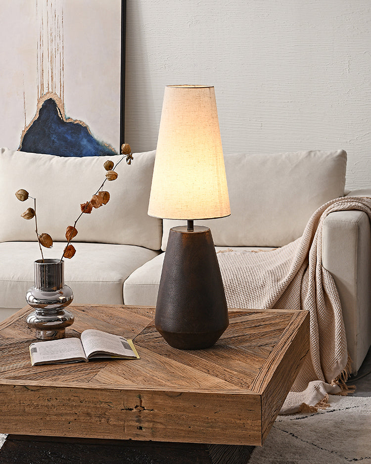 Ceramic Tapered Table Lamp - Lumpaz