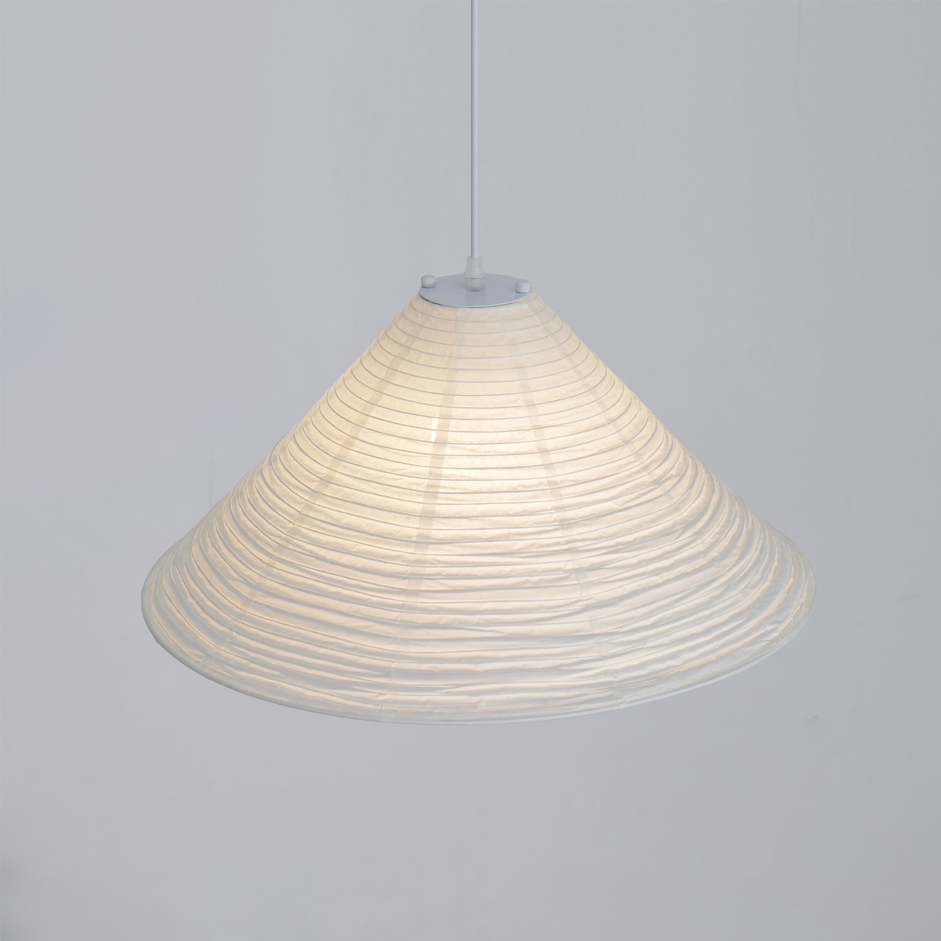 Cone Washi Pendant Light - Lumpaz