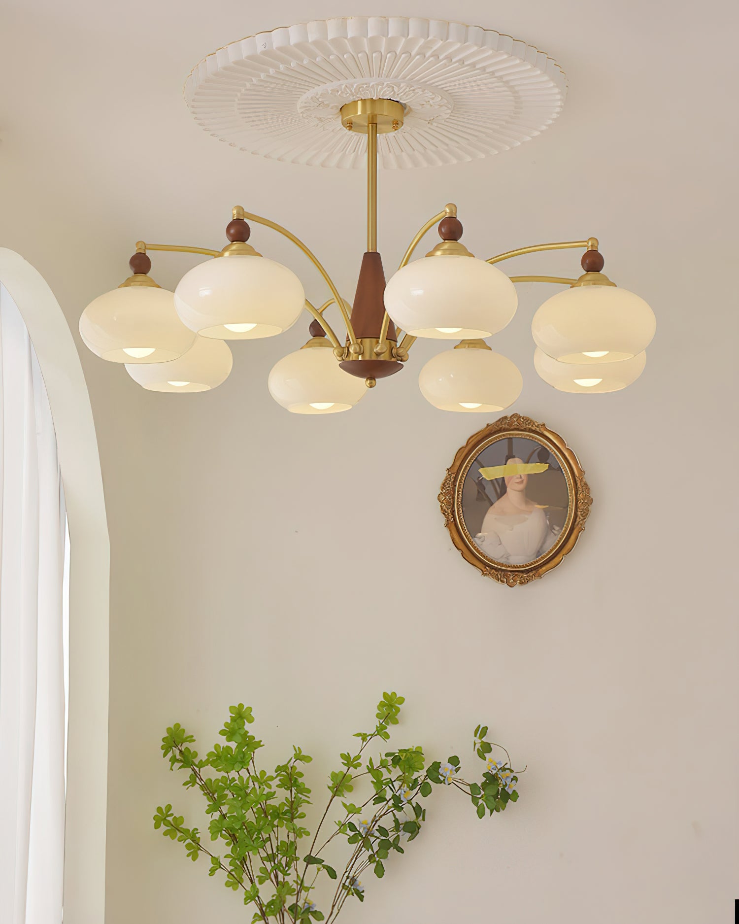 Tillary Wood Chandelier - Lumpaz
