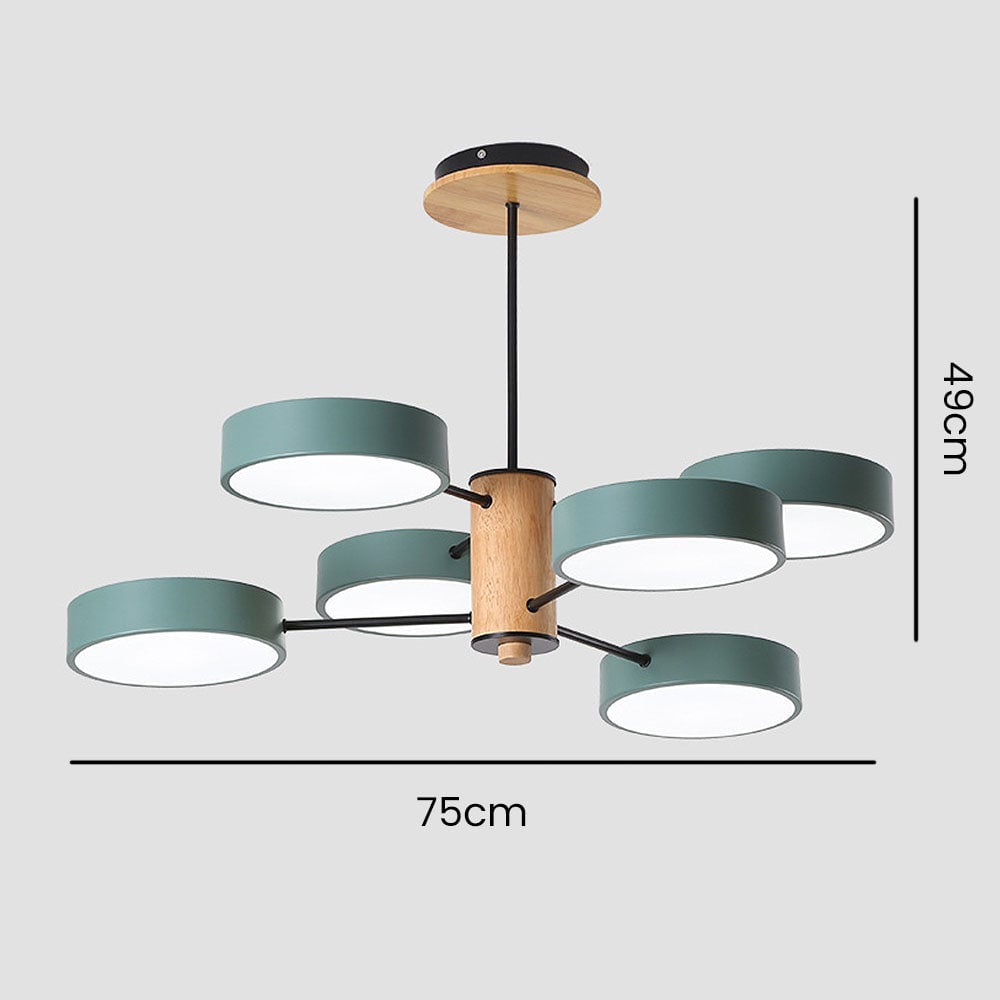 Modern Simple LED Branched Pendant Light - Lumpaz