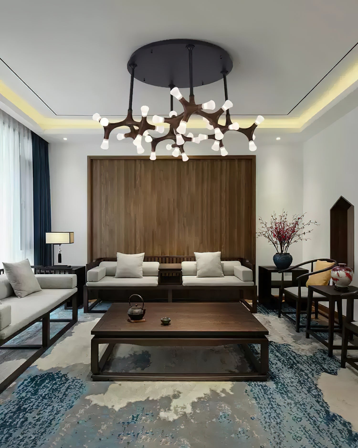 Flower Bone Chandelier - Lumpaz