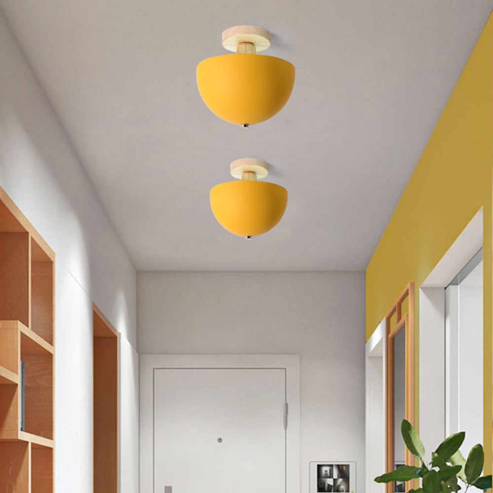 Scandinavian Simple Round Ceiling Light - Lumpaz