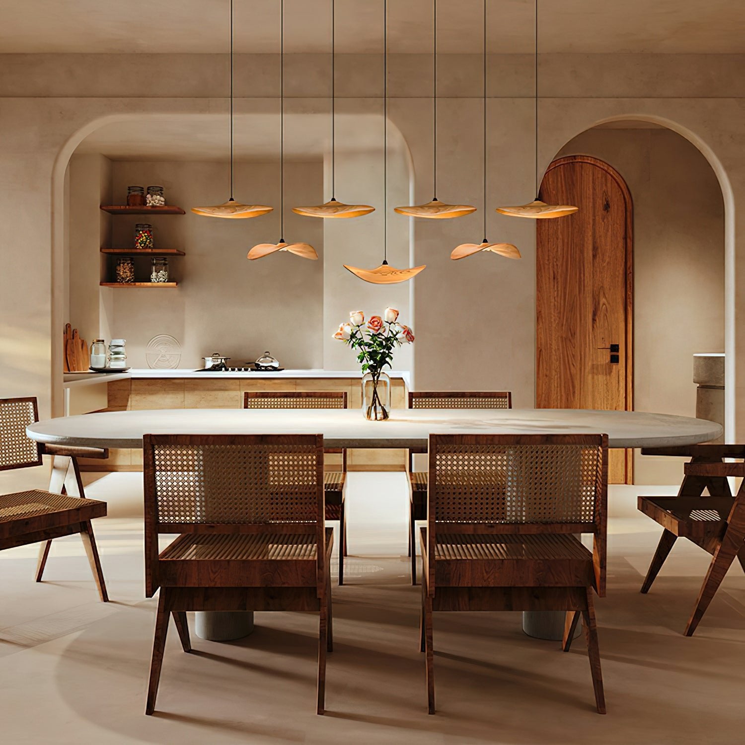 Empty Leaf Chandelier - Lumpaz