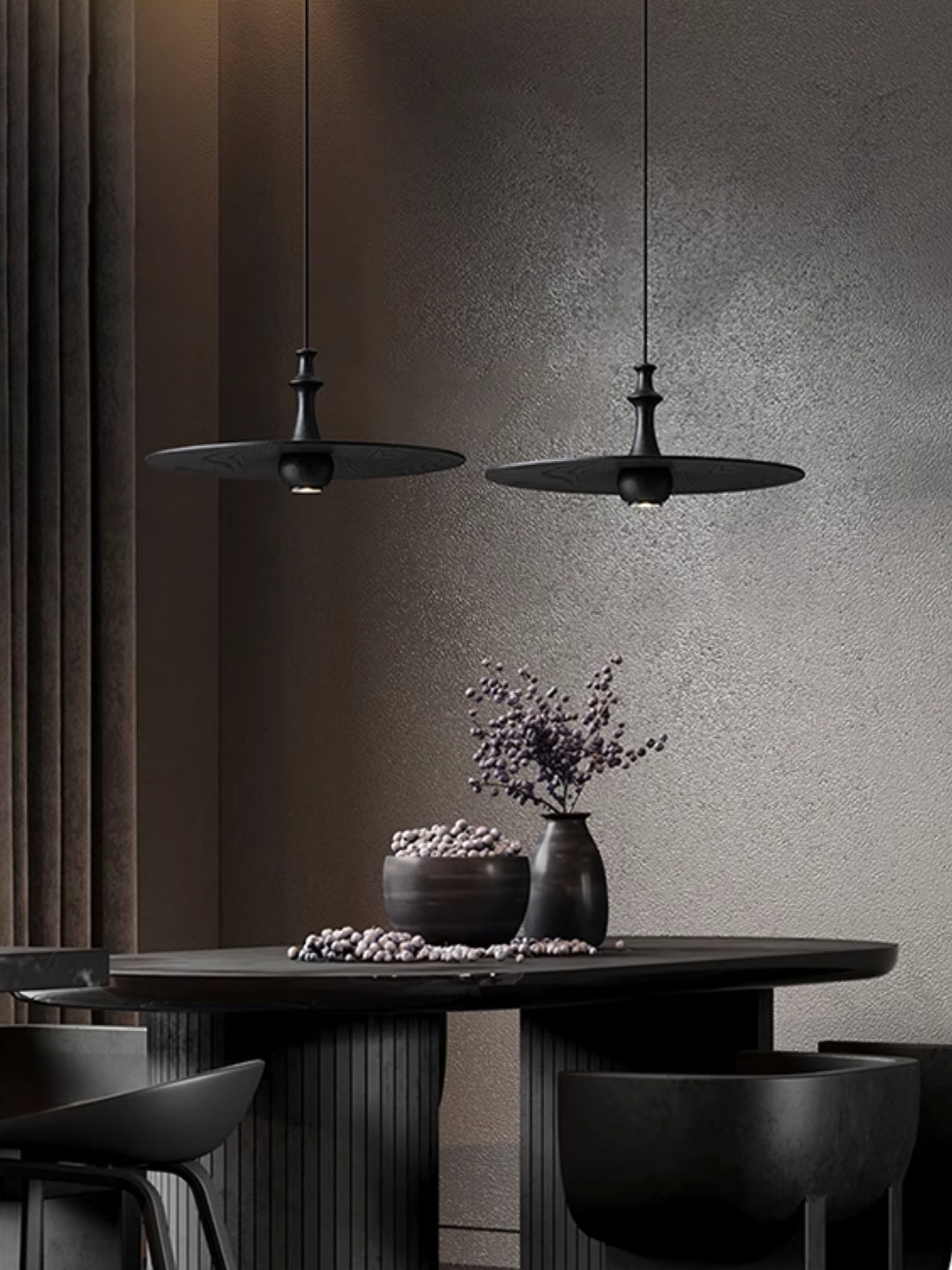 Spindle Disc Pendant Lamp - Lumpaz
