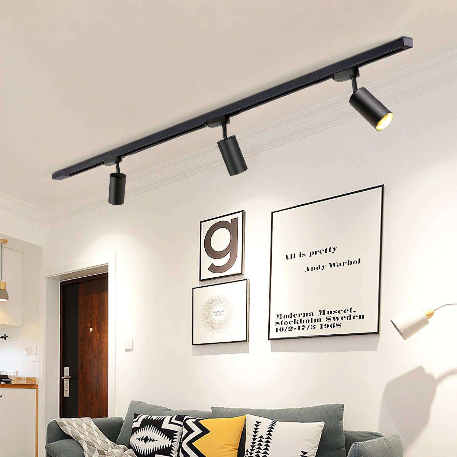 Gilded Rail Track Light - Lumpaz